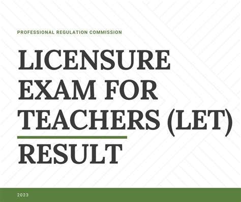 let exam result 2023